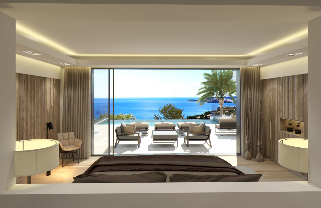 Stylishly Modern Luxury Villa With Stunning Sea Views In